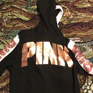 VS Pink Sequin Hoodie